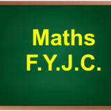 Maths - F.Y.J.C.