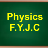 Physics - F.Y.J.C.